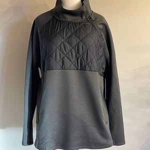 32 Degrees women’s quilted mock neck pullover sweatshirt